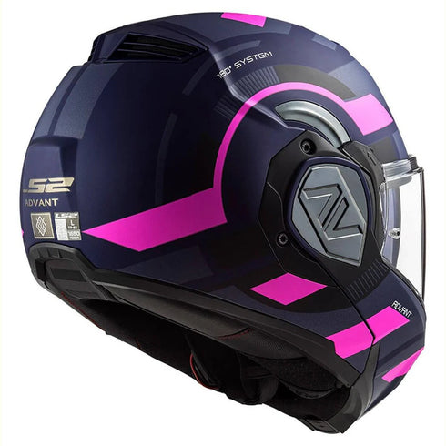 CASCO ABATIBLE LS2 ADVANT VELUM L AZL RO